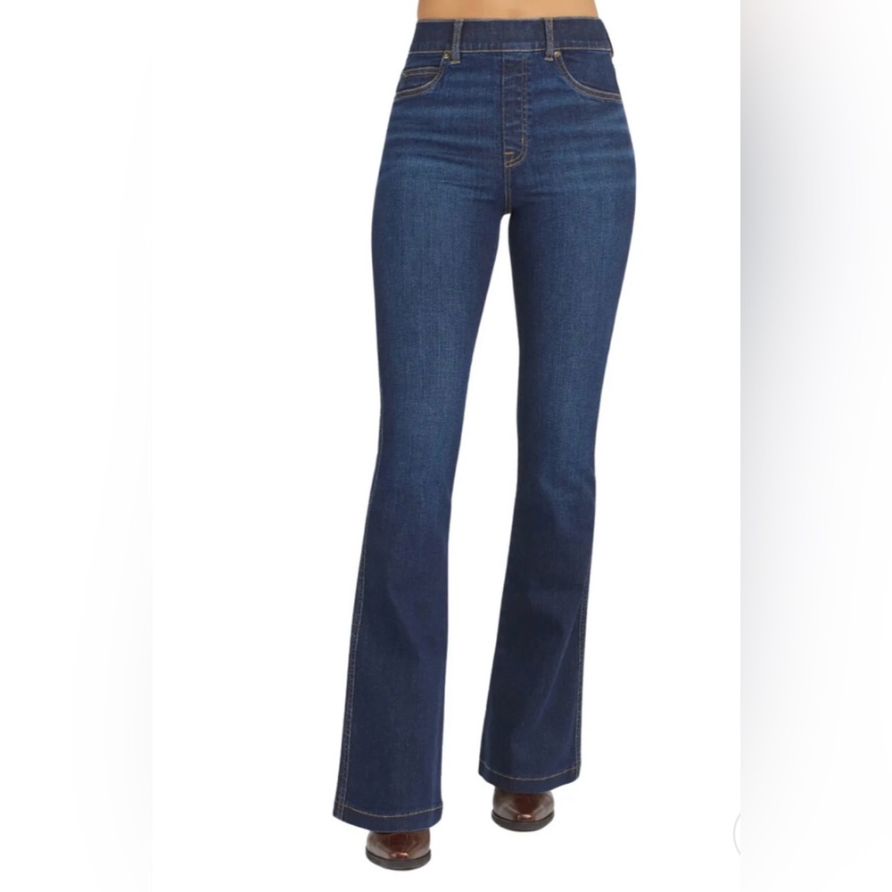 SPANX Dark Blue Flare Jeans
